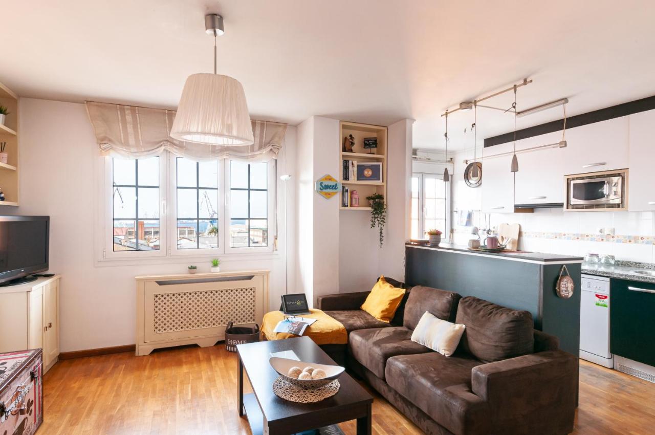Duplex 21, Alojamiento Cerca De La Playa Con Wifi Gijon Luaran gambar