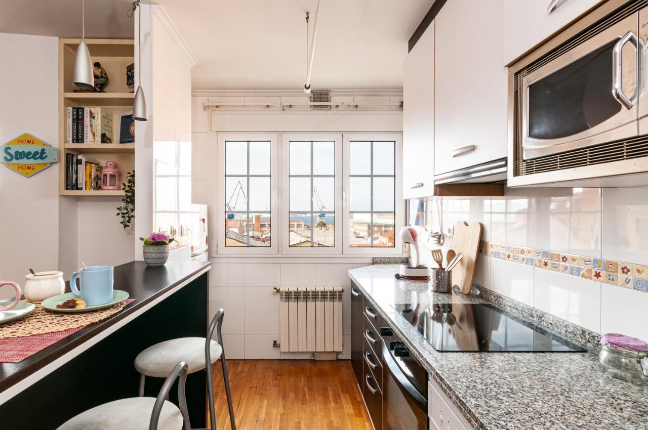 Duplex 21, Alojamiento Cerca De La Playa Con Wifi Gijon Luaran gambar